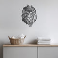 Lion Head Metal Wall Art, Jungle Animal Wall Decor, Boho Lion Decor, Modern Safari Wall Art, Nature Lover Gift, Lion Wall Sculpture