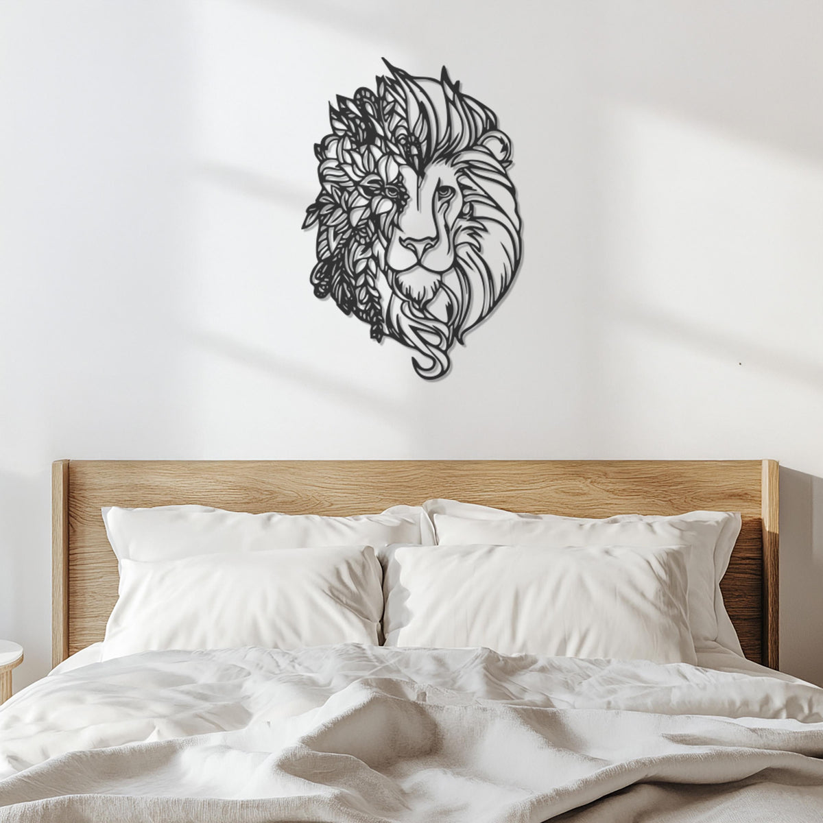 Lion Head Metal Wall Art, Jungle Animal Wall Decor, Boho Lion Decor, Modern Safari Wall Art, Nature Lover Gift, Lion Wall Sculpture