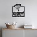 Paragliding Metal Wall Art with Quote, Do What You Love Metal Sign, Adventure Lover Gift, Motivational Parachute Wall Decor, Wall Decor