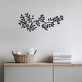 Elegant Metal Tree Branch Wall Decor with Leaves, Nature-Inspired Wall Art for Living Room, Bedroom or Entryway, Rustic Botanical Design