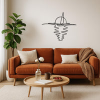 Minimalist Sailboat Metal Wall Art, Ocean Sunset Modern Decor, Nautical Themed Wall Hanging, Coastal Home Living Room Accent,Modern Wall Art 4
