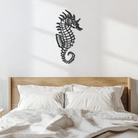 Seahorse Metal Wall Art, Ocean Animal Wall Decor, Coastal Beach House Metal Decor, Sea Life Art, Nautical Bathroom Decor,Underwater Art Gift 5