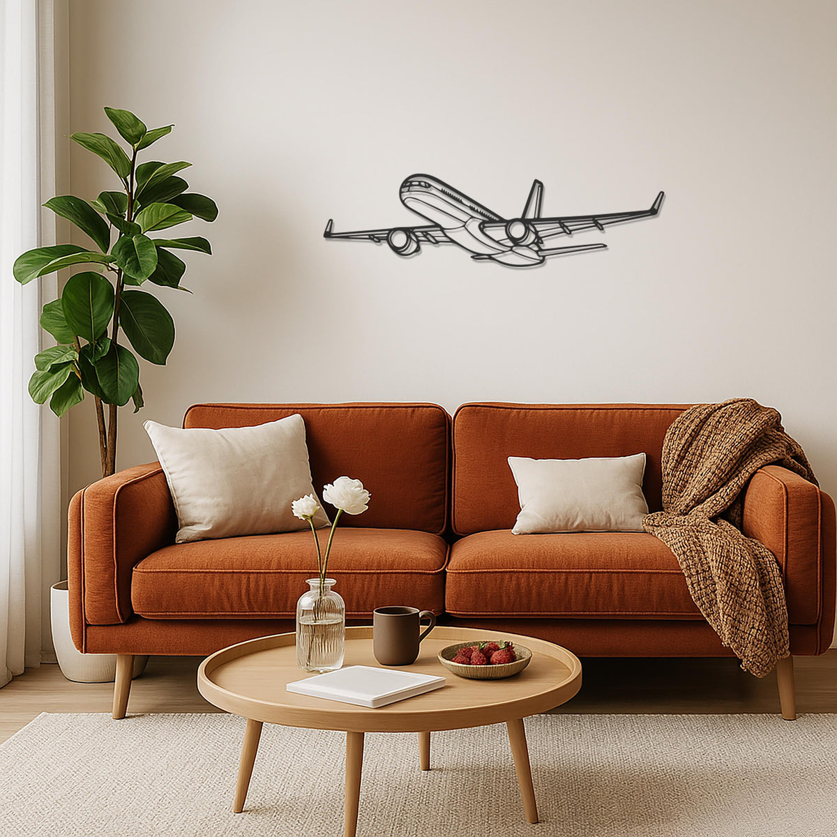 Airplane Wall Art, Metal Airplane Wall Decor, Aviation Wall Hanging, Pilot Gift Idea, Plane Room Decoration, Travel Lover Metal Wall Art