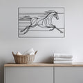 Running Horse Metal Wall Art, Galloping Horse Silhouette Decor, Modern Western Horse Wall Hanging, Metal Horse Wall Sculpture, Wall Art