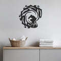 Surfer Wall Art, Metal Surfing Wall Decor, Modern Ocean Wave Sculpture, Surfer Silhouette Artwork, Coastal Beach House Wall Accent,Wall Art