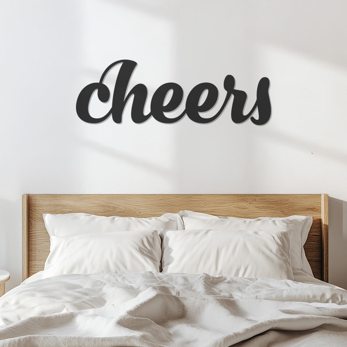 Cheers Metal Wall Art, Bar Wall Decor, Modern Cheers Sign, Home Bar Decoration, Modern Wine Bar Art, Rustic Metal Cheers Wall Sign for Party
