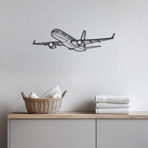 Airplane Wall Art, Metal Airplane Wall Decor, Aviation Wall Hanging, Pilot Gift Idea, Plane Room Decoration, Travel Lover Metal Wall Art