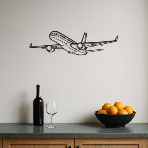 Airplane Wall Art, Metal Airplane Wall Decor, Aviation Wall Hanging, Pilot Gift Idea, Plane Room Decoration, Travel Lover Metal Wall Art