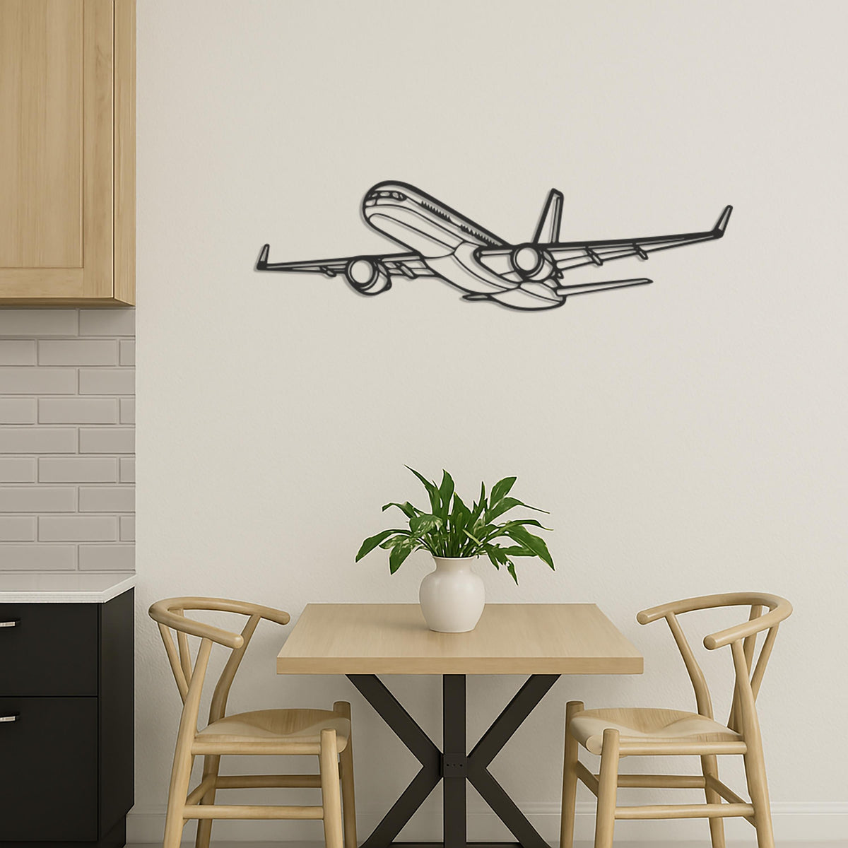 Airplane Wall Art, Metal Airplane Wall Decor, Aviation Wall Hanging, Pilot Gift Idea, Plane Room Decoration, Travel Lover Metal Wall Art