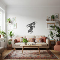 Snowboarder Metal Wall Art, Winter Sports Silhouette for Ski Lodge, Cabin, or Modern Home, Gift for Snowboard Lovers and Adventure Fans 5