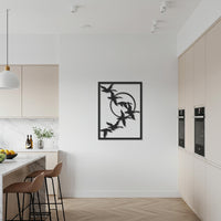 Flying Birds Metal Wall Art, Modern Iron Nature Decor for Kitchen or Entryway, Minimalist Wall Sculpture, Housewarming Gift for Her 6