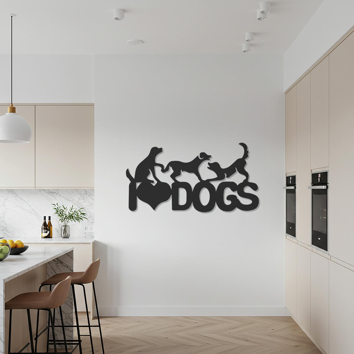 DOGS Metal Wall Sign, Custom Dog Silhouette Art, Pet Groomer Wall Decor, Veterinary Clinic Office Sign, Dog Lover Gift Idea