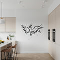 Phoenix Metal Wall Art, Majestic Bird Silhouette, Modern Wall Sculpture, Mythical Animal Home Decor, Unique Artistic Statement Piece