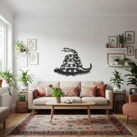 Snake Metal Wall Art, Tribal Snake Design, Modern Reptile Wall Decor, Animal Inspired Metal Sculpture for Living Room, Office or Man Cave 5