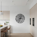 Round Tree Roots Metal Wall Art, Modern Circle Wall Decor for Living Room, Bedroom & Office, Abstract Nature-Inspired Metal Artwork