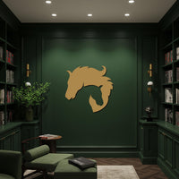 Horse Metal Wall Art, Modern Equine Silhouette Decor, Elegant Animal Inspired Steel Artwork for Living Room, Bedroom or Office Walls 5