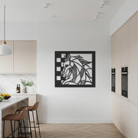 Horse Metal Wall Art, Abstract Horse Silhouette Steel Decor, Modern Equestrian Wall Accent, Unique Gift for Horse Lovers and Ranch Homes 4