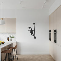 Dancing in the Rain Metal Wall Art, Singing in the Rain Inspired Metal Wall Decor, Unique Gift for Music and Theater Lovers, Home Accent 1