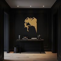 Mountain Climber Metal Wall Art, Adventure Inspired Steel Wall Decor for Outdoor Lovers, Hiking Enthusiasts and Unique Sporty Gift Idea 5