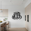Cute Cat Wall Art, Metal Kitten Decor, Playful Cat Lover Gift for Modern Homes, Pet Inspired Wall Accent for Living Spaces and Bedrooms