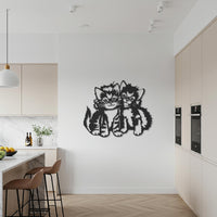 Cute Cat Wall Art, Metal Kitten Decor, Playful Cat Lover Gift for Modern Homes, Pet Inspired Wall Accent for Living Spaces and Bedrooms 1