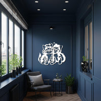 Cute Cat Wall Art, Metal Kitten Decor, Playful Cat Lover Gift for Modern Homes, Pet Inspired Wall Accent for Living Spaces and Bedrooms 2