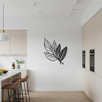 Leaf Metal Wall Art, Botanical Metal Wall Decor, Nature Inspired Wall Hangings, Minimalist Metal Art, Gift for Home, Modern Home Decor 6