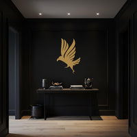 Eagle Metal Wall Art, Flying Bird Wall Decor, Modern Metal Wall Hanging, Nature Inspired Home Decoration, Gift for Wildlife Lovers 3