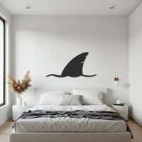 Shark Metal Wall Art, Modern Ocean Inspired Wall Decor, Nautical Sea Life Wall Sculpture, Minimalist Shark Design for Kitchen or Living Room 4