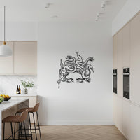 Medusa Metal Wall Art – Mythology Inspired Wall Decor, Greek Goddess Sculpture, Statement Metal Artwork for Bedroom, Lounge or Gift Idea 1