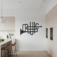 Music Metal Wall Art, Trumpet Inspired Music Lover Decor, Modern Metal Sculpture for Musicians, Jazz Enthusiasts or Creative Home Interiors 6