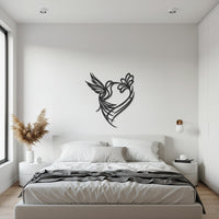 Dove Metal Wall Art, Peaceful Bird Silhouette Wall Decor, Modern Metal Sculpture for Nature Lovers, Elegant Accent for Home and Gift Idea 1