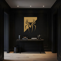 Spider Metal Wall Art, Modern Geometric Spider Design, Unique Handmade Steel Wall Hanging, Bold Decorative Sculpture Gift for Home Décor 3