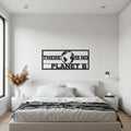 There Is No Planet B Metal Wall Art, Earth Awareness Quote Sign, Eco Friendly Metal Decor, Modern Motivational Wall Accent for Home & Office