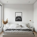 Cute Cat Metal Wall Art, Whisker Cat Silhouette Wall Decor, Modern Black Steel Cat Sign, Playful Pet Lovers Gift for Home or Office