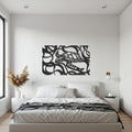 Sea Turtle Metal Wall Art, Ocean Inspired Minimalist Steel Wall Decor, Modern Marine Animal Silhouette Artwork for Coastal Home Style