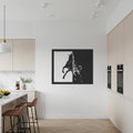 Horse Metal Wall Art, Minimalist Horse Silhouette Steel Wall Decor, Modern Equine Wall Accent for Living Room, Bedroom or Office
