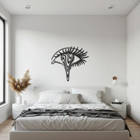 Eye Metal Wall Art, Modern Abstract Face Sculpture, Minimalist Line Design, Contemporary Home Decor, Unique Artistic Wall Hanging 1