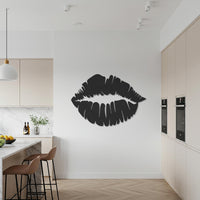 Lips Metal Wall Art, Sexy Lip Wall Decor, Modern Wall Sculpture, Bold Art Piece, Bedroom Decor, Feminine Gift, Home Aesthetic Gift 6