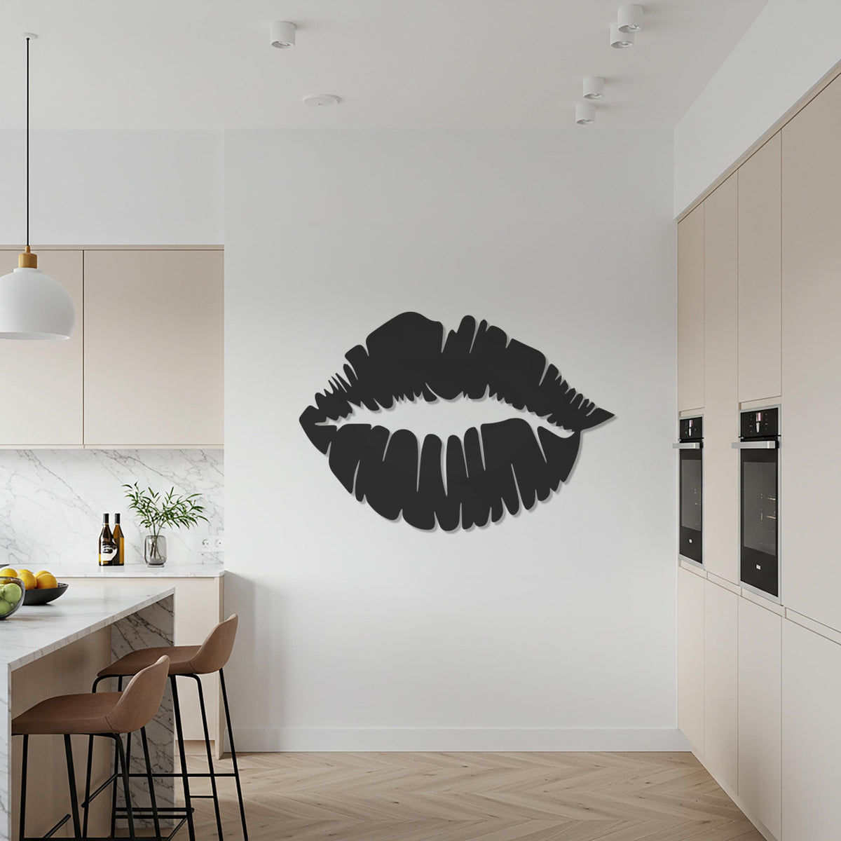 Lips Metal Wall Art, Sexy Lip Wall Decor, Modern Wall Sculpture, Bold Art Piece, Bedroom Decor, Feminine Gift, Home Aesthetic Gift