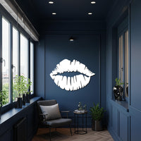 Lips Metal Wall Art, Sexy Lip Wall Decor, Modern Wall Sculpture, Bold Art Piece, Bedroom Decor, Feminine Gift, Home Aesthetic Gift 2