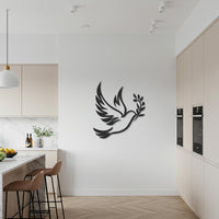 Dove Wall Art, Peace Bird Metal Sign, Minimalist Wall Decor, Modern Home Accent, Spiritual Wall Art, Nature Inspired Decoration 6