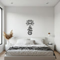 Lotus Flower Metal Wall Art, Yoga Room Decor, Spiritual Home Accent, Zen Mandala Design, Meditation Wall Sculpture, Boho Bedroom Art