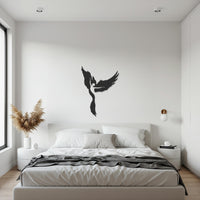 Dancing Couple Metal Wall Art, Romantic Home Decor, Modern Art, Angel Lovers Sculpture, Minimalist Gift, Bedroom Art, Abstract Wall Design 4