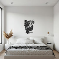 Tropical Leaves Metal Wall Art, Monstera Leaf Decor, Modern Botanical Sculpture, Nature Inspired Wall Design, Jungle Home Accent 4