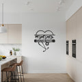 Custom Medical Metal Wall Art, Personalized Nurse Doctor Gift, Stethoscope Heart Decor, Custom Name Metal Sign, Healthcare Office Wall Art