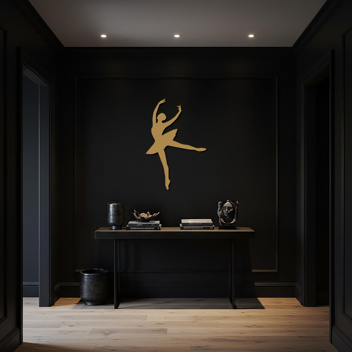 Metal Wall Sign, Ballerina Wall Art, Modern Decor, Dance Decor, Ballet Dancer Silhouette, Home Gym Decor, Dancer Gift, Dance Lover Gift