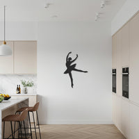 Metal Wall Sign, Ballerina Wall Art, Modern Decor, Dance Decor, Ballet Dancer Silhouette, Home Gym Decor, Dancer Gift, Dance Lover Gift 6
